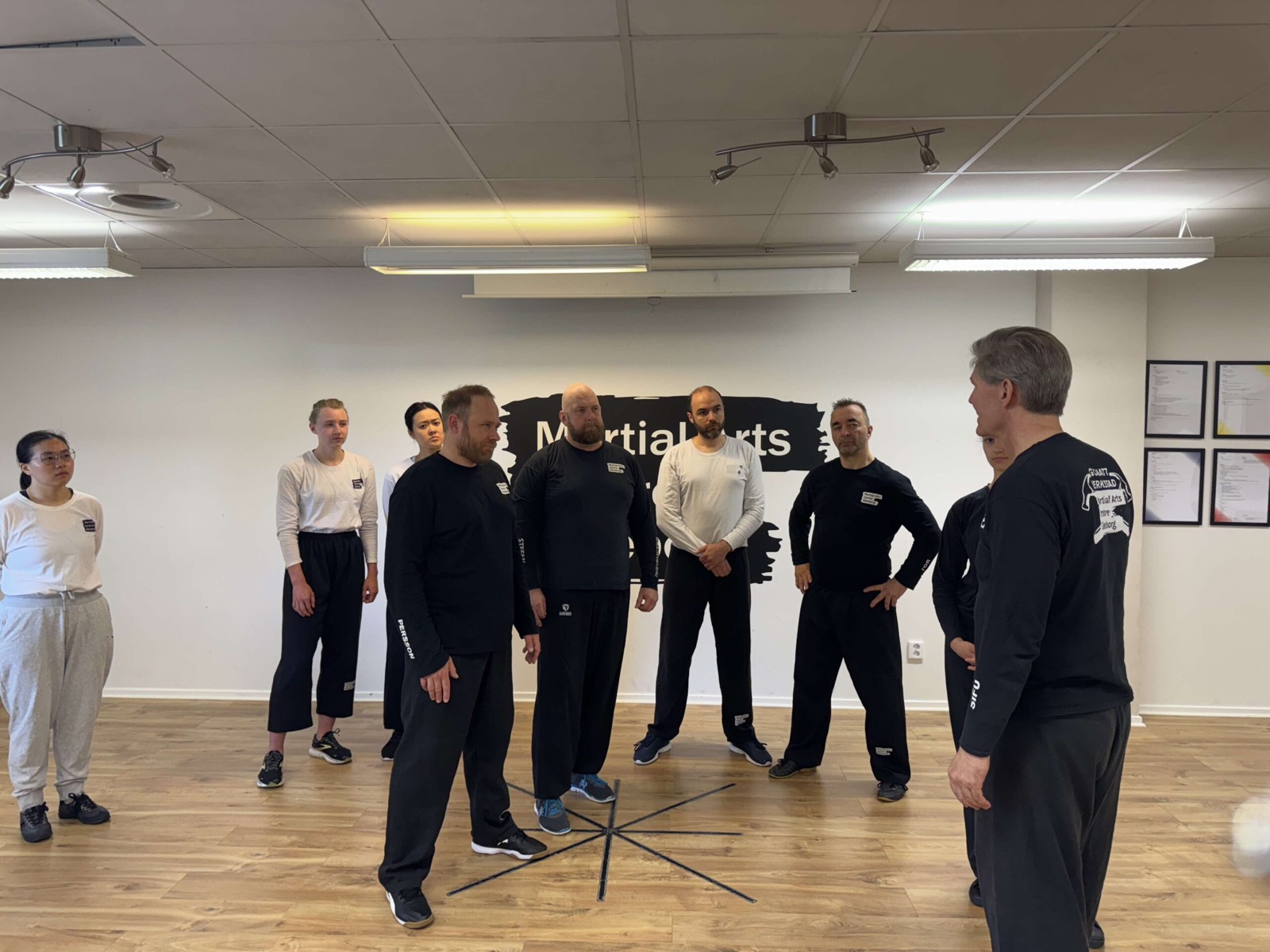 Wing Chun-träning i dojon